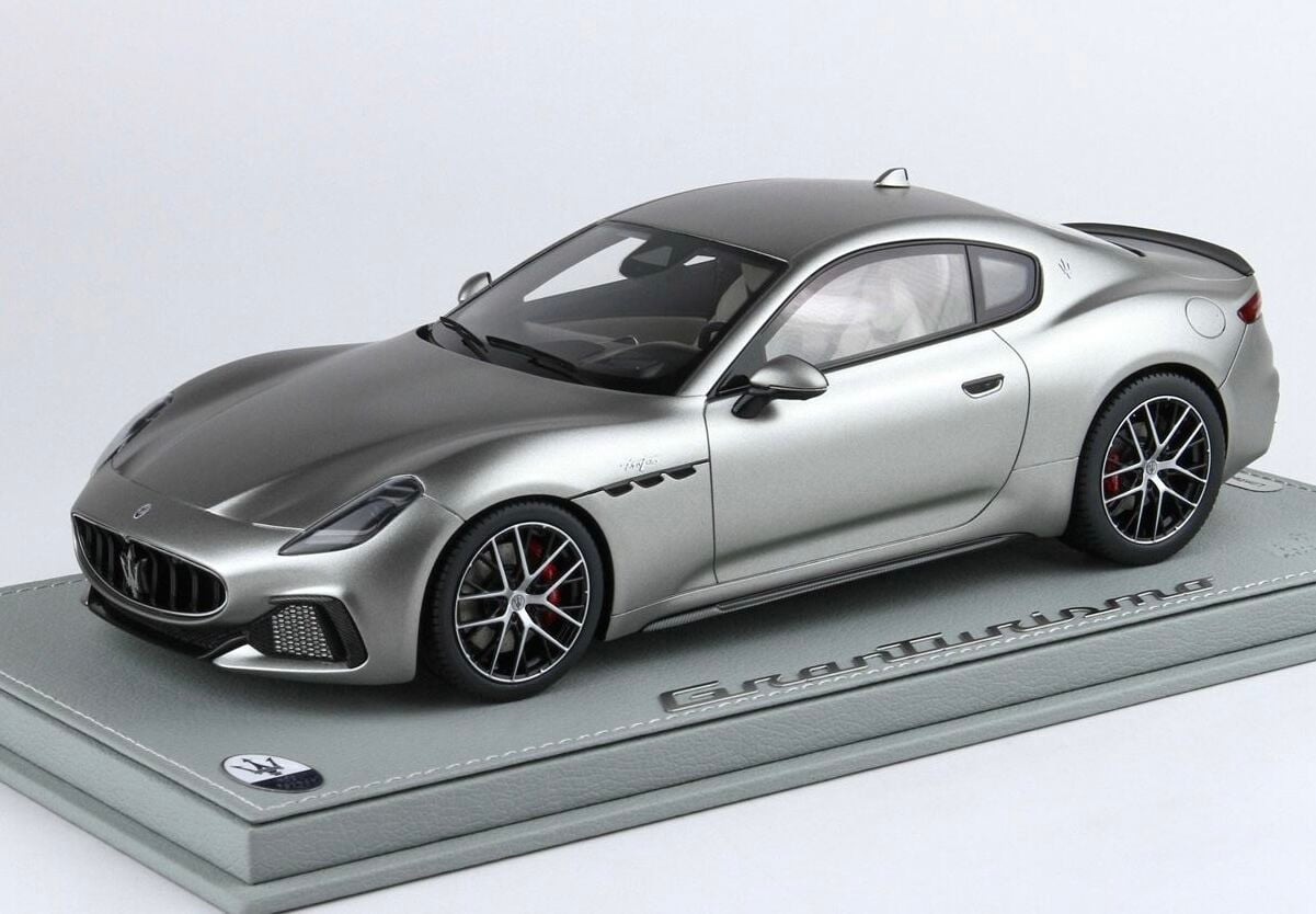 1:18 Maserati Granturismo Trofeo Maratea Gray - BBR Models
