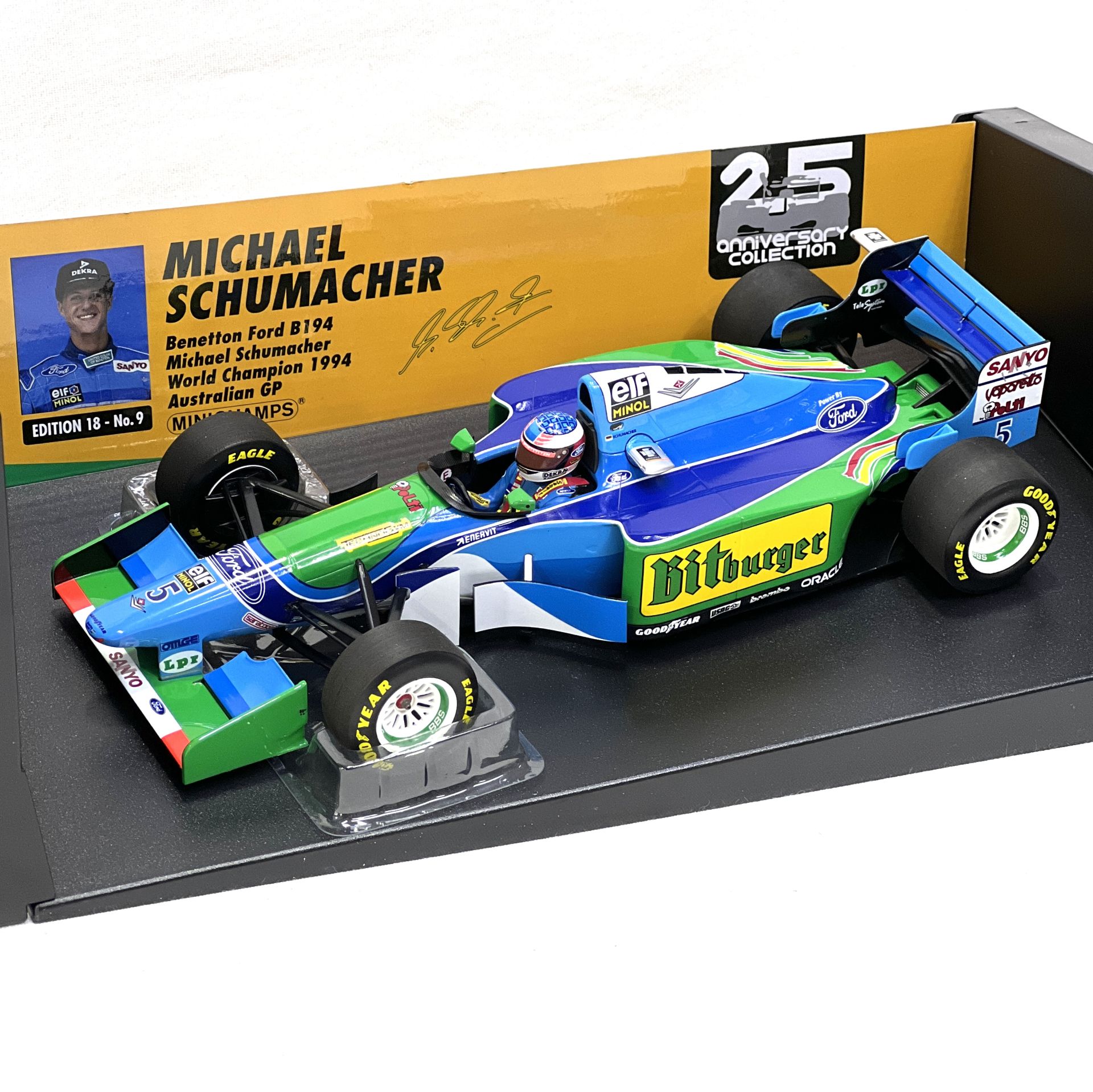 1:18 Benetton Ford B194 Schumacher Australian GP WC - Minichamps