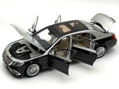 1:18 Mercedes-Maybach S Class S650 W222 Black/Silver 2018 - Norev