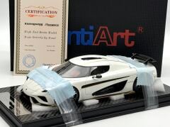 1:18 Koenigsegg Regera Pearl White High End Resin - FrontiArt
