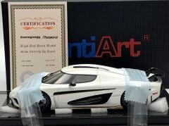 1:18 Koenigsegg Regera Pearl White High End Resin - FrontiArt