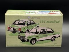 1:18 FIAT 131 Mirafiori 1600 Special 1974 Blue Met - Laudo Racing