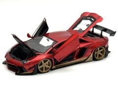 1:18 Lamborghini Aventador LBWK Hyper Red - Autoart