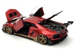 1:18 Lamborghini Aventador LBWK Hyper Red - Autoart