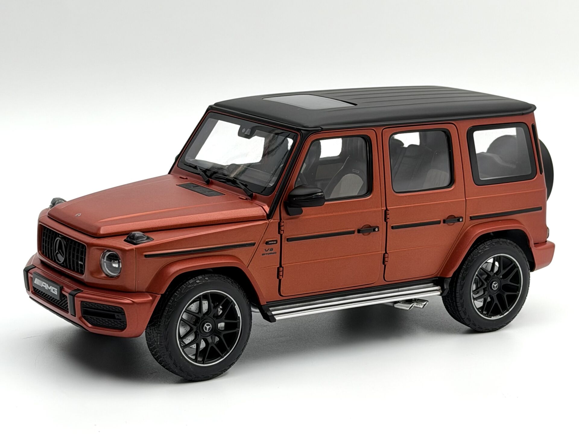 1:18 Mercedes-Benz G Class W463 Orange Magno 2018 - Minichamps