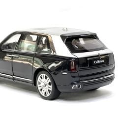 1:18 Rolls Royce Cullinan 2018 Black Silver - Kyosho