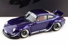 1:18 Porsche 911 993 RWB Army Girl Purple GT562 - GT Spirit