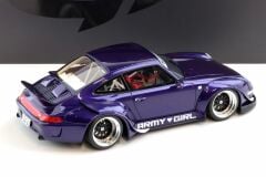 1:18 Porsche 911 993 RWB Army Girl Purple GT562 - GT Spirit