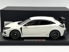 1:18 Honda Civic FK8 Mugen Type R White + Figure - POP RACE