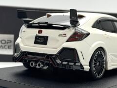 1:18 Honda Civic FK8 Mugen Type R White + Figure - POP RACE