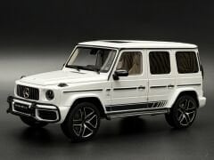 1:18 Mercedes Benz G Class G63 AMG W463 White 2019 - Almost Real