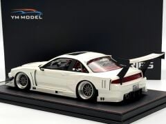 1:18 Nissan Silvia S14 Seiji Ookawara White 99 pcs. - POP RACE