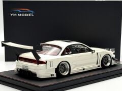 1:18 Nissan Silvia S14 Seiji Ookawara White 99 pcs. - POP RACE