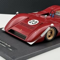 1:18 Ferrari 612 CanAm Scuderi #23 1968 Red - CMF Model