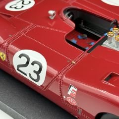 1:18 Ferrari 612 CanAm Scuderi #23 1968 Red - CMF Model