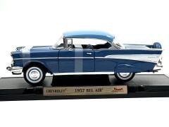 1:18 Chevrolet Bel Air 1957 Closed Blue - Road Signature