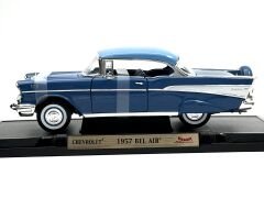 1:18 Chevrolet Bel Air 1957 Closed Blue - Road Signature