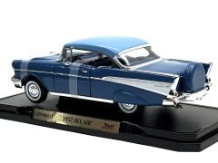1:18 Chevrolet Bel Air 1957 Closed Blue - Road Signature