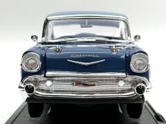 1:18 Chevrolet Bel Air 1957 Closed Blue - Road Signature