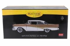 1:18 Ford Fairlane 500 Hardtop 1958 Palomino Tan - SunStar Platinum