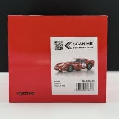 1:18 Ferrari 250 GTO Red 1962 le Mans #19 - Kyosho