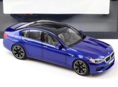 1:18 BMW M5 F90 Blue Metallic Black 2018 - Norev Dealer Edt