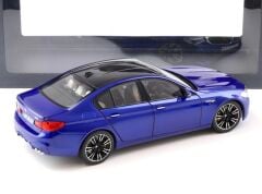 1:18 BMW M5 F90 Blue Metallic Black 2018 - Norev Dealer Edt
