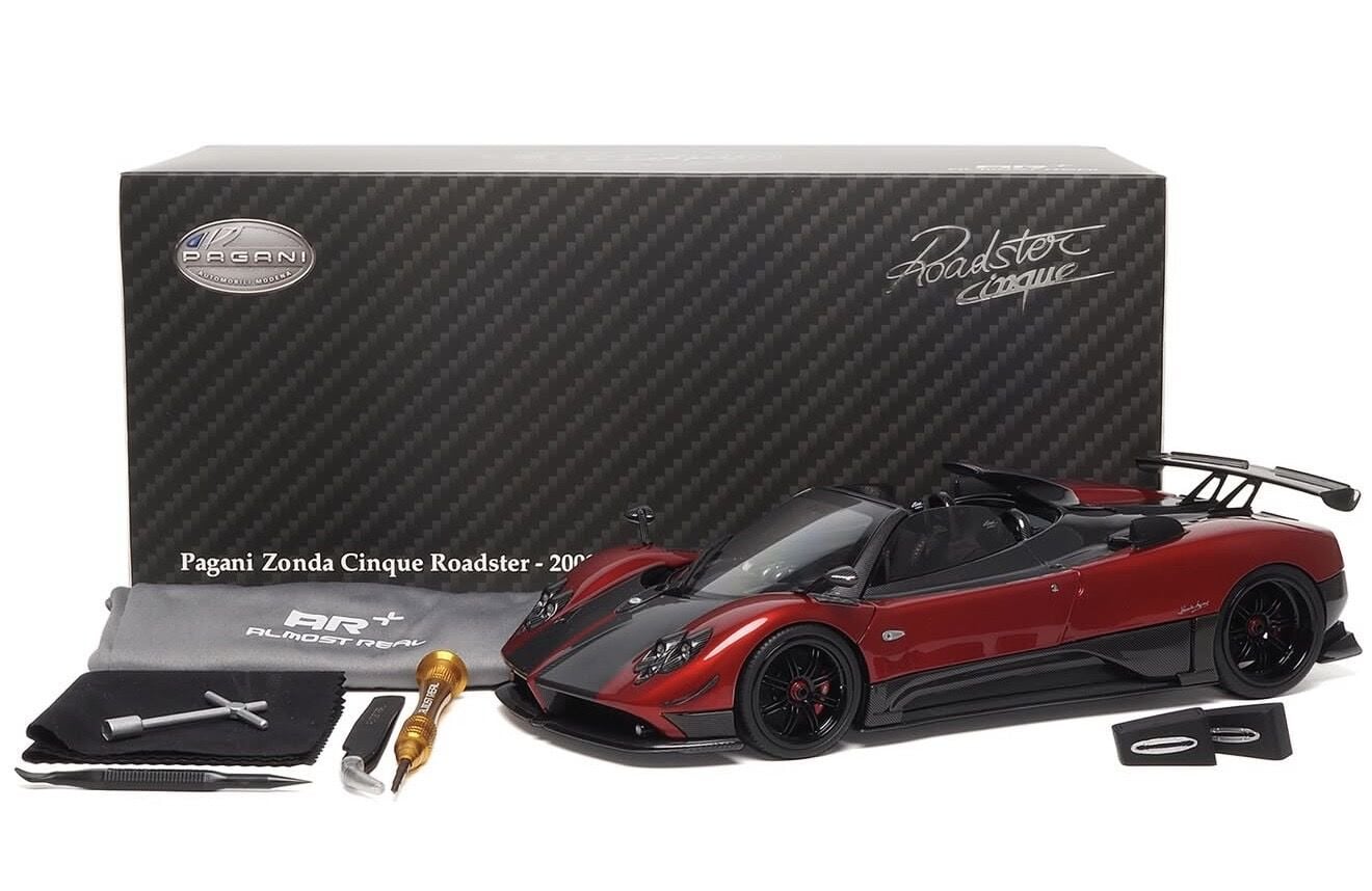 1:18 Pagani Zonda Cinque Roadster 2009 Rosso Dubai - Almost Real