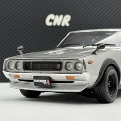 1:18 Nissan Skyline 2000 GT-R KPGC110 Silver 1973 - Kyosho