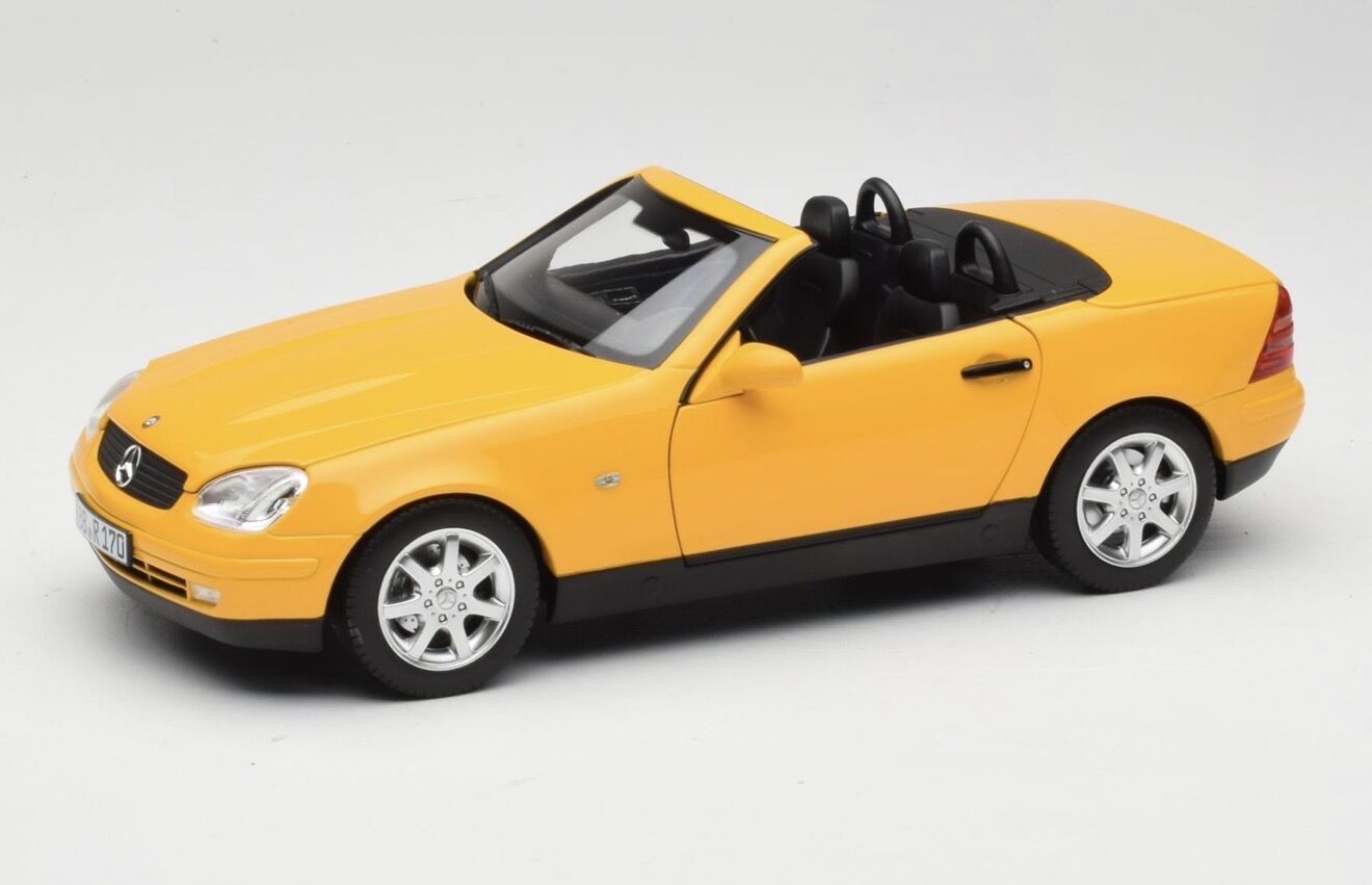 1:18 Mercedes-Benz SLK 200 R170 Yellow 1996 - Norev