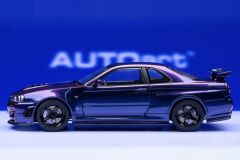 1:18 Nissan Skyline R34 GT-R Z Tune Midnight Purple III- Autoart