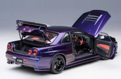 1:18 Nissan Skyline R34 GT-R Z Tune Midnight Purple III- Autoart