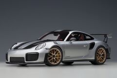 1:18 Porsche 911 991.2 GT2 RS Weissach Package Silver - Autoart