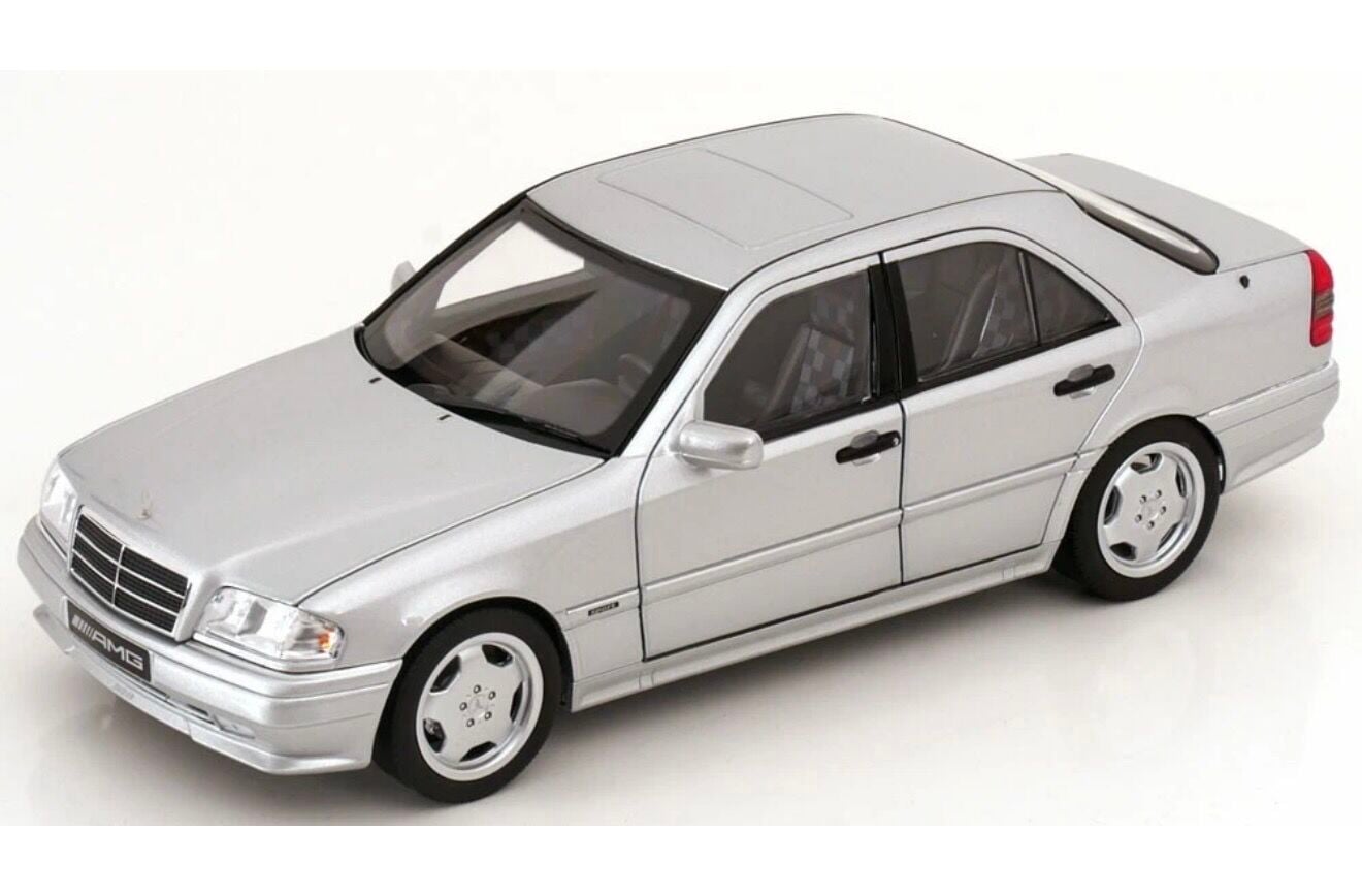 1:18 Mercedes-Benz C36 AMG W202 Silver 1993 - Norev