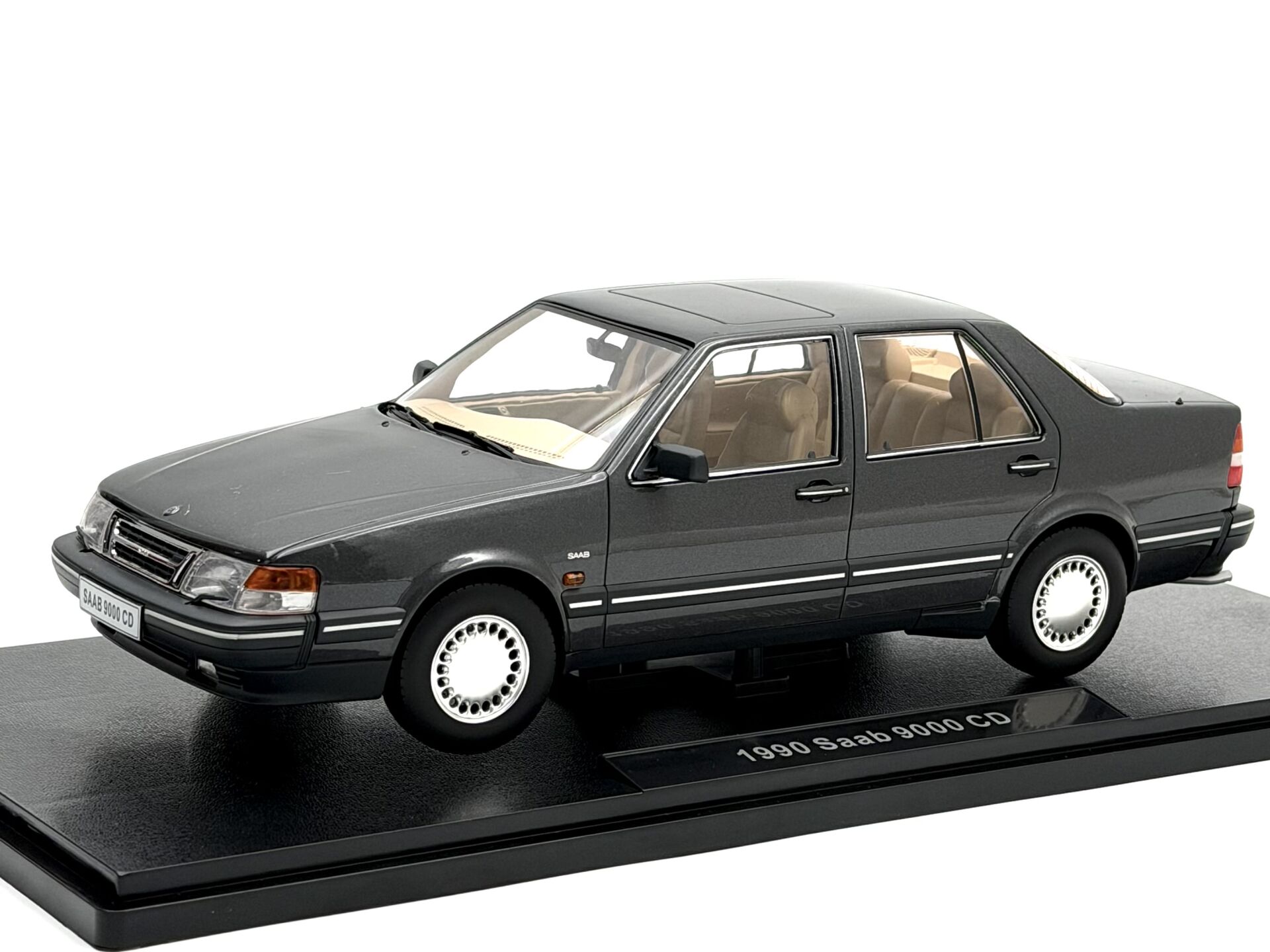 1:18 SAAB 9000 CD Turbo 1990 Grey Metallic - Triple 9
