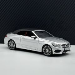 1:18 Mercedes C Class Cabriolet AMG Line W205 Silver - IScale