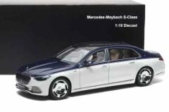 1:18 Mercedes-Maybach S680 V12 Blue/Silver 2021 - Almost Real