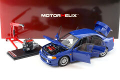 1:18 Mitsubishi Lancer Evolution IV Icelle Blue - Motorhelix