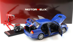 1:18 Mitsubishi Lancer Evolution IV Icelle Blue - Motorhelix