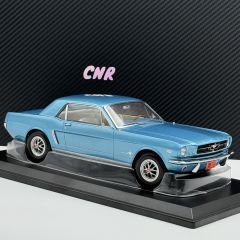 1:18 Ford Mustang Hard Top Coupe 1965 Turquoise Met - Norev