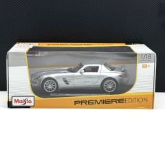 1:18 Mercedes-Benz SLS 6.3 AMG C197 Silver - Maisto