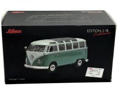 1:18 Volkswagen T1 Samba 1959 Turquoise  - Schuco Exclusive