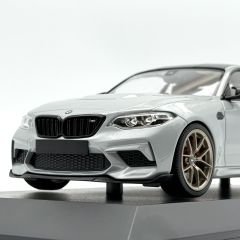 1:18 BMW M2 CS 2020 Silver with Gold Wheels - Minichamps