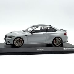 1:18 BMW M2 CS 2020 Silver with Gold Wheels - Minichamps