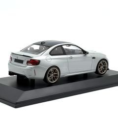 1:18 BMW M2 CS 2020 Silver with Gold Wheels - Minichamps