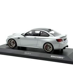 1:18 BMW M2 CS 2020 Silver with Gold Wheels - Minichamps