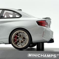 1:18 BMW M2 CS 2020 Silver with Gold Wheels - Minichamps