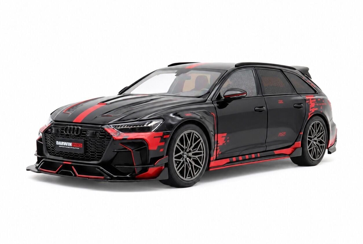 1:18 AUDI RS6 Darwin Pro C8 Black - Kilo Works