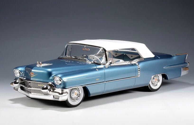 1:18 Cadillac Eldorado Biarritz 1956 Bahama Blue - Stamp Models