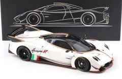 1:18 Pagani Huayra R 2021 Pearl White - LCD Model